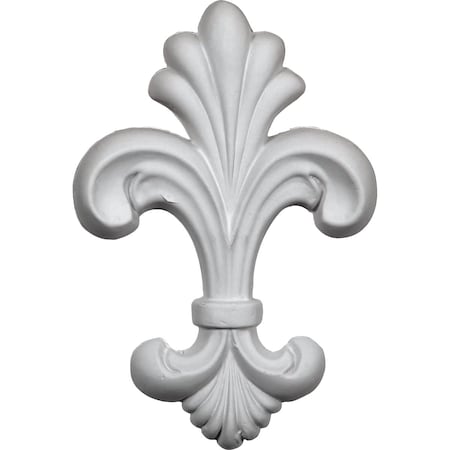 Ekena Millwork 4"W x 6"H x 5/8"P Fleur-de-lis Large Onlay ONL06X04X01FL